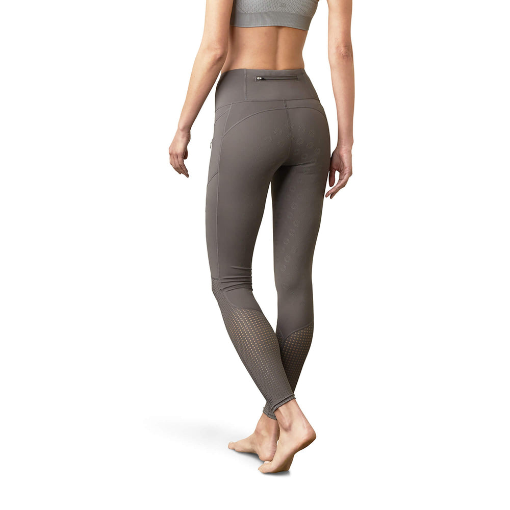 Tights Ariat Eos Full Seat Plum Grey Ladies [:extra Small]