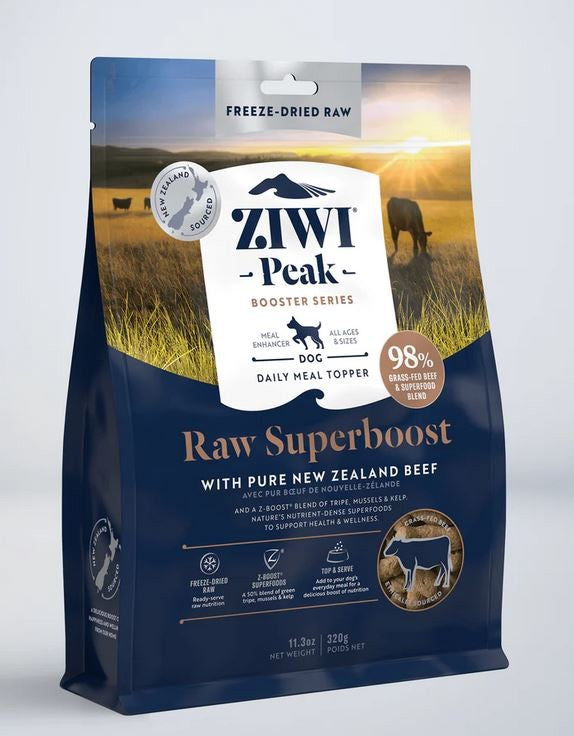 Ziwi Peak Freeze Dried Dog Superboost Beef 320gm