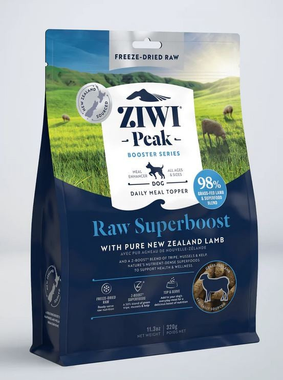 Ziwi Peak Freeze Dried Dog Superboost Lamb 320gm