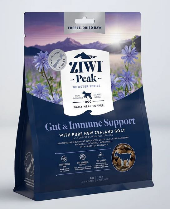 Ziwi Peak Freeze Dried Dog Booster Goat Gut & Immunity 114gm