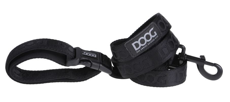 Doog Dog Leash Neosport Neoprene Clip It Black Extra Large