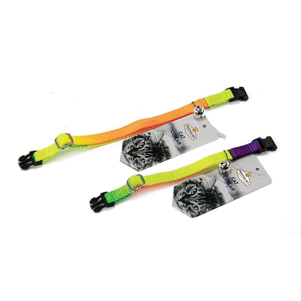Cat Collar Prestige Rainbow 3/8" Adjustable 13cm-25cm