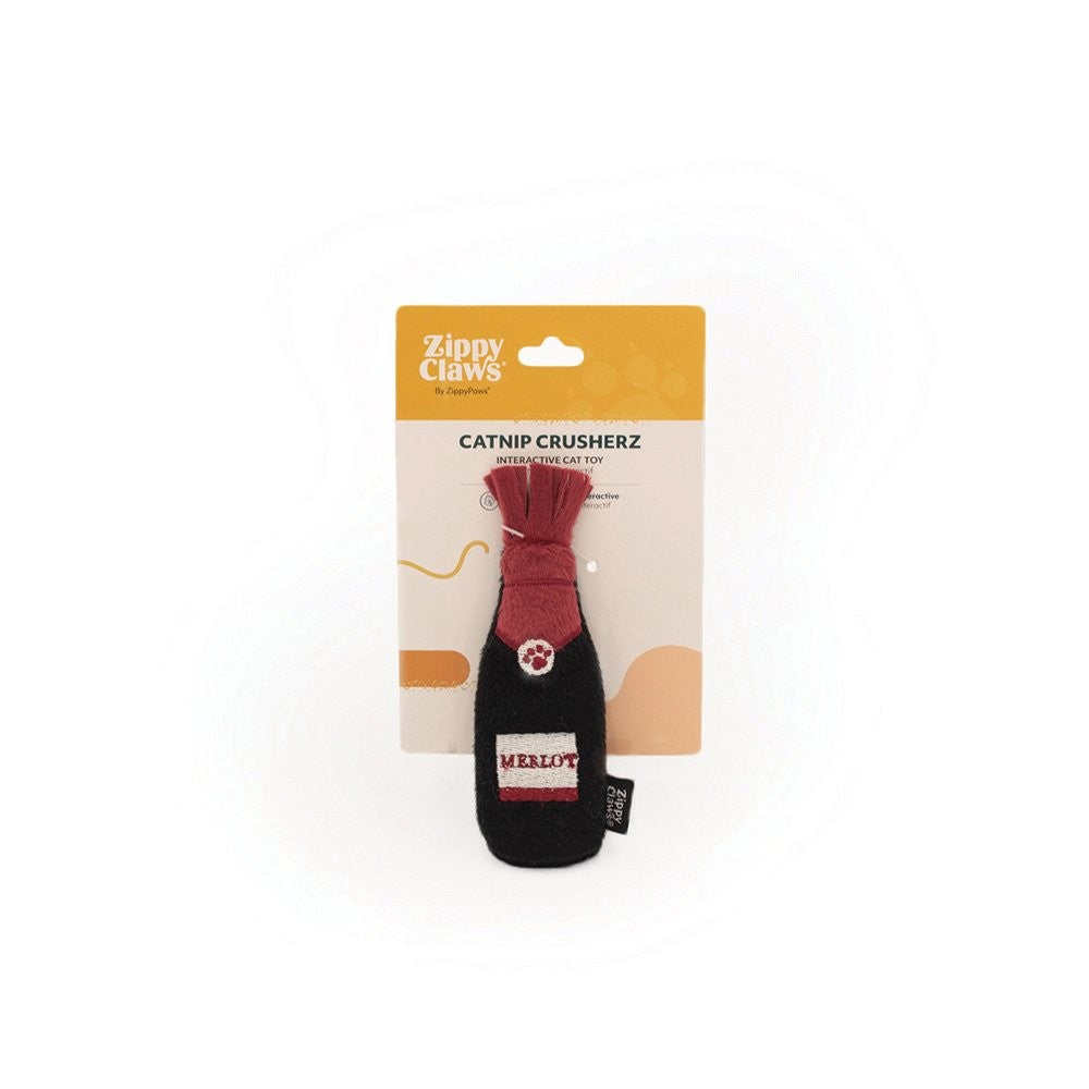 Cat Toy Zippy Claws Cattnip Crusherz Merlot 20cm X 10cm X 3cm