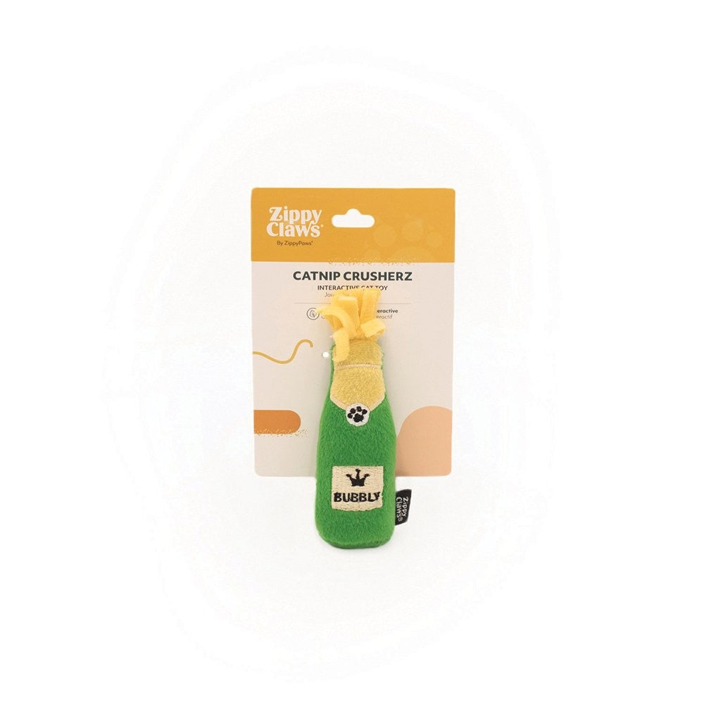 Cat Toy Zippy Claws Cattnip Crusherz Bubbly 20cm X 10cm X 3cm