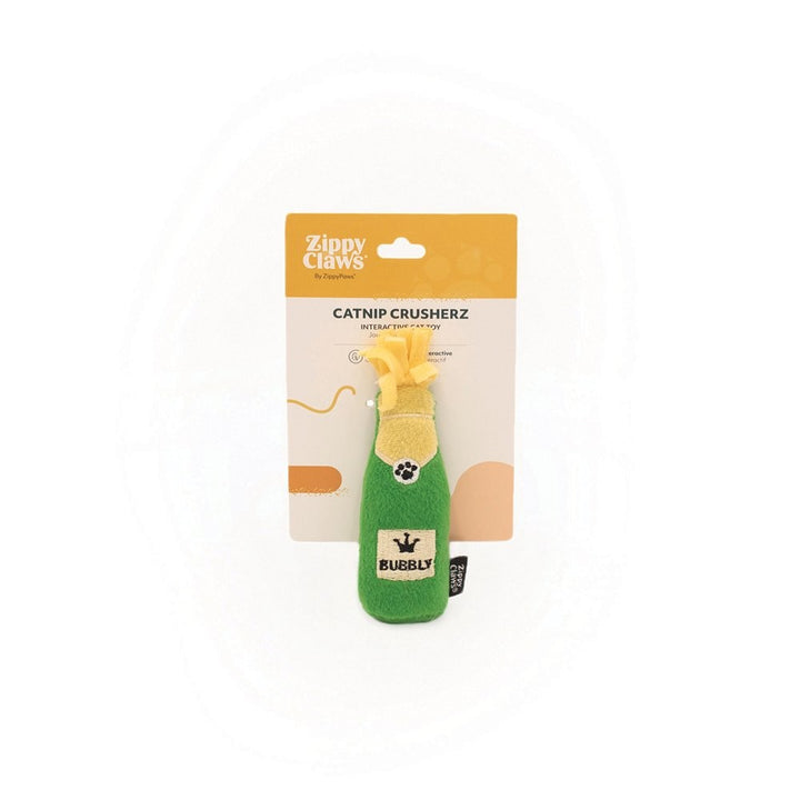 Cat Toy Zippy Claws Cattnip Crusherz Bubbly 20cm X 10cm X 3cm