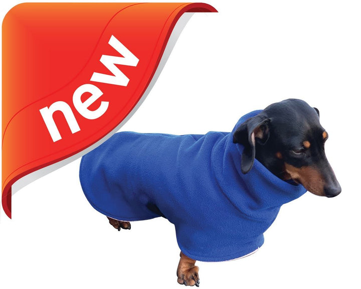 K9 Dog Rug Long Neck Dachshund Style Turquoise Blue [:30cm]