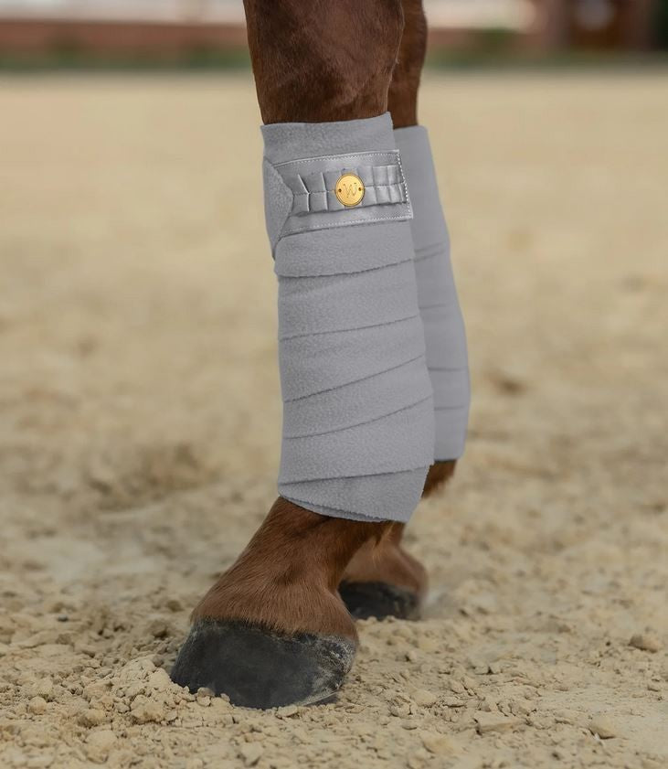 Bandages Fleece Florence Waldhausen Stone Grey-Waldhausen-Ascot Saddlery