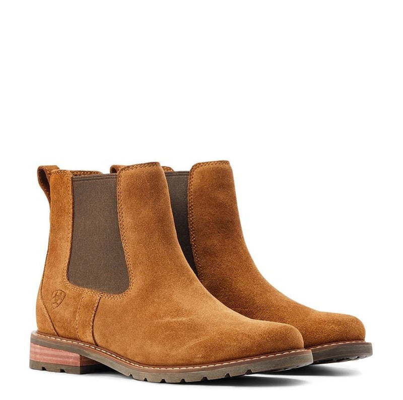 Boots Dress Ariat Wexford Non H20 Chestnut Ladies-Ariat-Ascot Saddlery