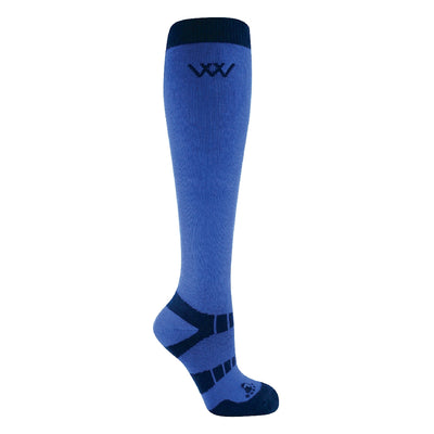Socks Woof Bamboo Riding Blue-Woof-Ascot Saddlery