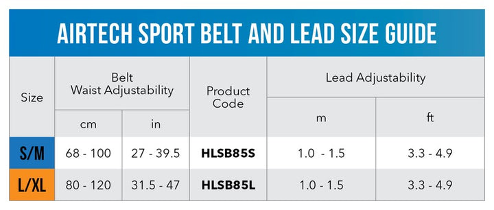 Rogz Airtech Sport Belt & Lead Rock Red Small/medium