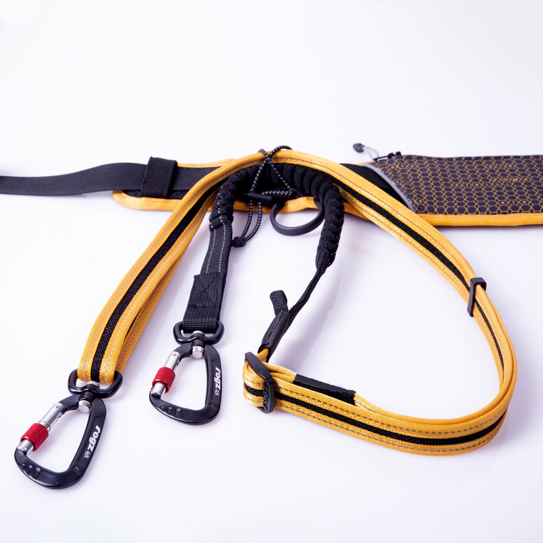 Rogz Airtech Sport Belt & Lead Rock Red Small/medium