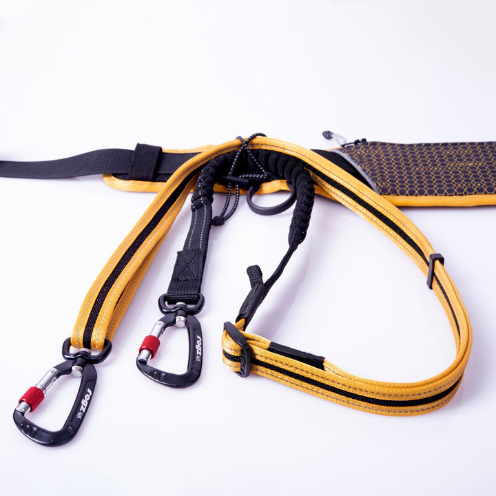 Rogz Airtech Sport Belt & Lead Rock Red Small/medium