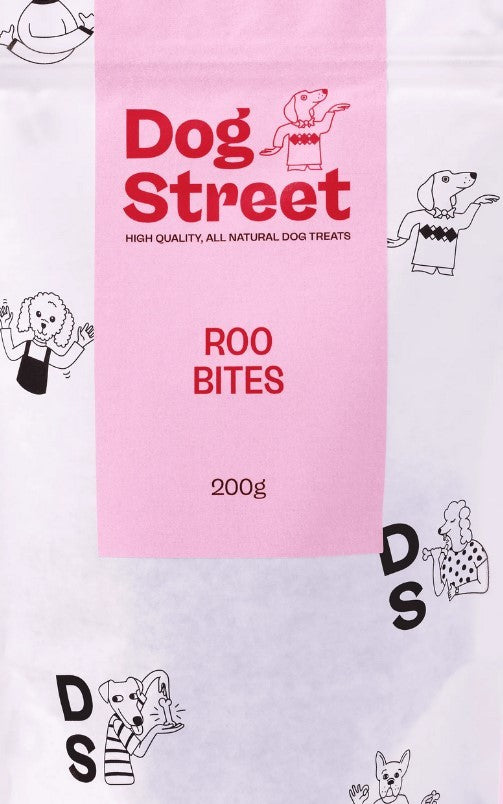 Dog Street Roo Bites 200gm