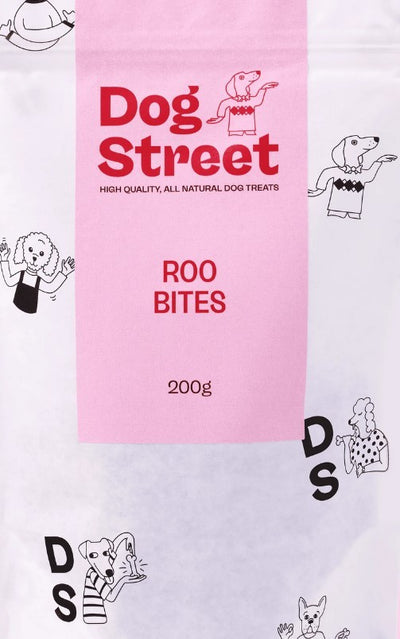 Dog Street Roo Bites 200gm-Dog Street-Ascot Saddlery