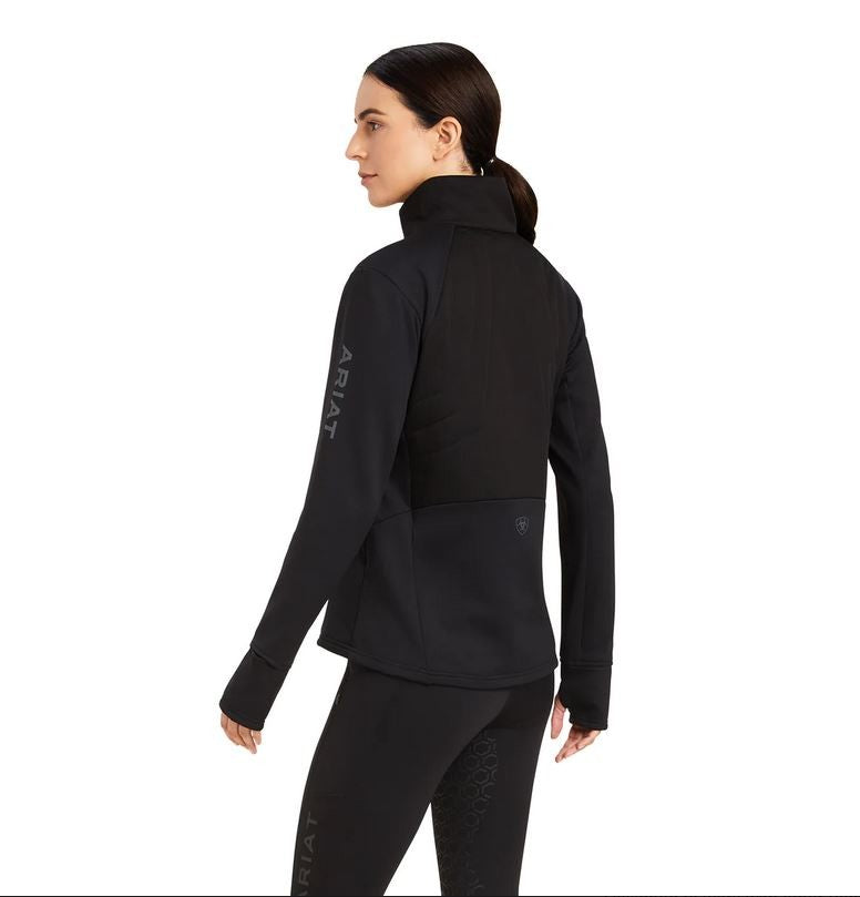 Sweatshirt Ariat Venture 1/2 Zip W23 Black Ladies [:extra Small]