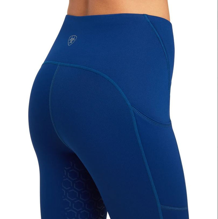 Tights Ariat Venture Thermal Half Grip W23 Estate Blue Ladies [:extra Small]