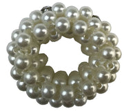 Hair Scrunchie Hamag Pearl With Crystals Small