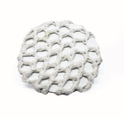 Hair Net Hamag Crocheted Ribbon Hair Bun White