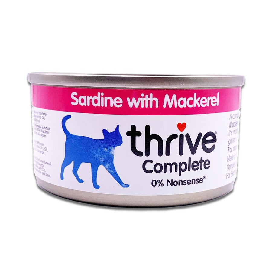 Thrive Cans Cat Adult Sardine & Mackerel 75gm Each [:1x 75gm]