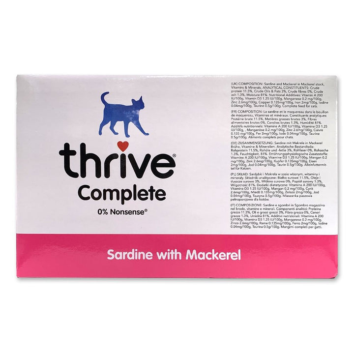 Thrive Cans Cat Adult Sardine & Mackerel 75gm Each [:1x 75gm]
