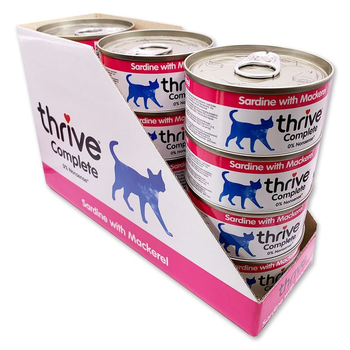 Thrive Cans Cat Adult Sardine & Mackerel 75gm Each [:1x 75gm]