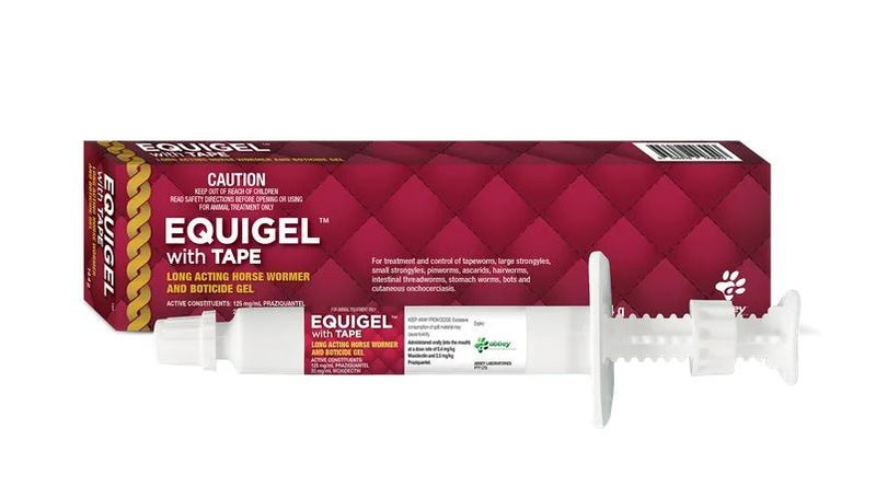 Abbey Labs Equigel Wormer & Boticide & Tapeworm 14.4gm-Abbey-Ascot Saddlery