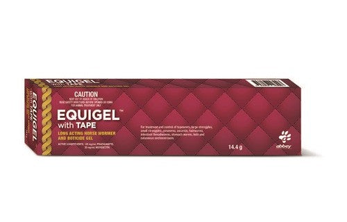 Abbey Labs Equigel Wormer & Boticide & Tapeworm 14.4gm-Abbey-Ascot Saddlery