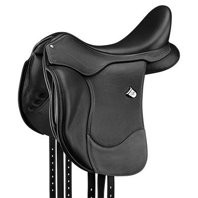Bates Isabell Icon Dressage Saddle Cair Classic Black [:44cm 17.5"]