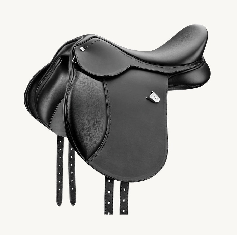 Bates Pony  All Purpose Saddle Cair Black [:38cm 15.0"]