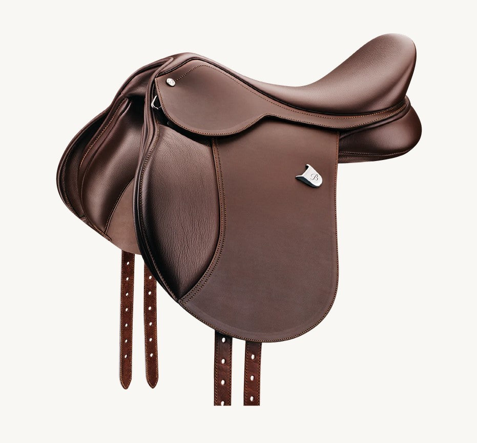 Bates Pony  All Purpose Saddle Cair Brown [:38cm 15.0"]