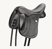 Bates Innova Mono Dressage Saddle Cair Classic Black [:0 42cm 16.5"]