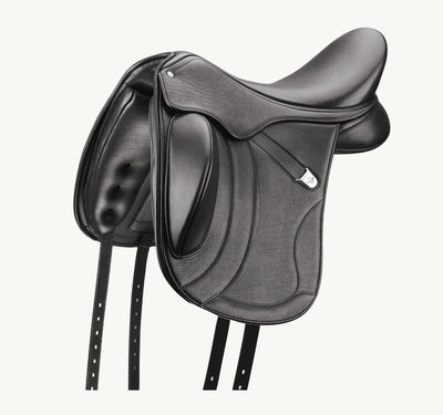 Bates Innova Mono Dressage Saddle Cair Classic Black-Bates-Ascot Saddlery