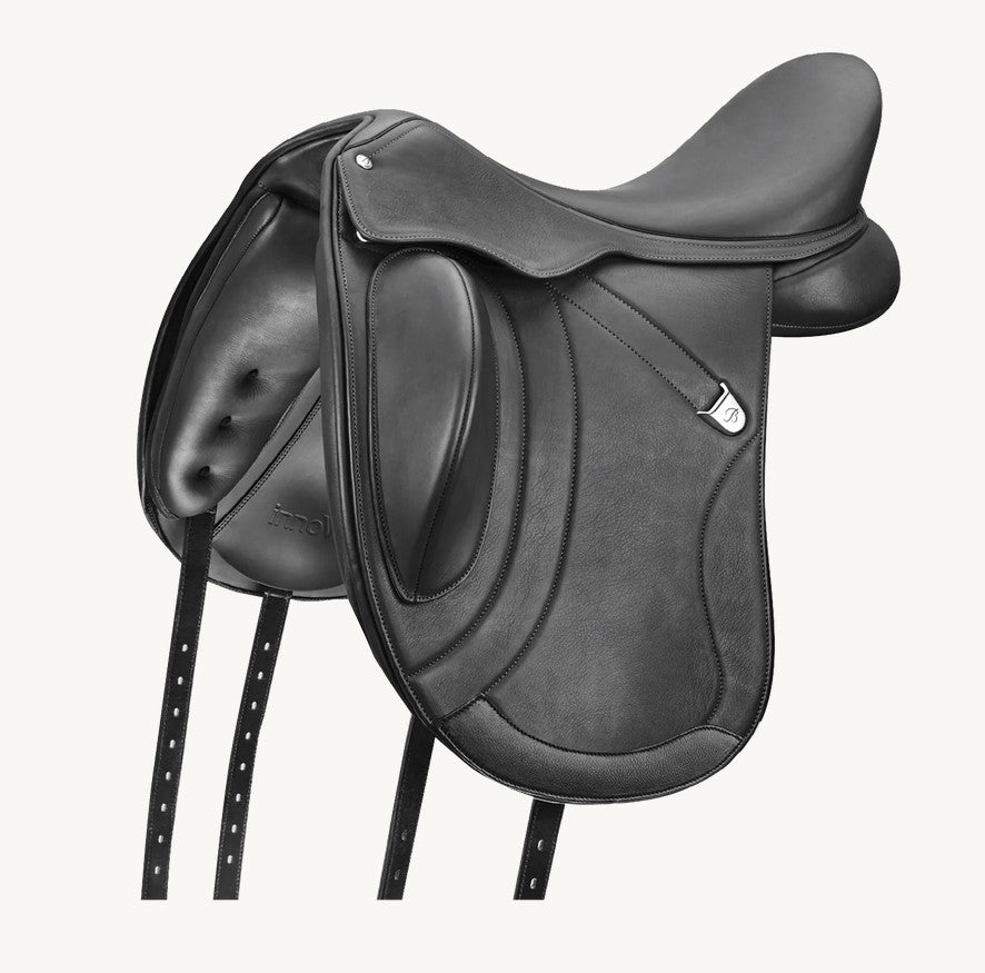 Bates Innova Mono Dressage Saddle Cair Classic Black [:0 42cm 16.5"]