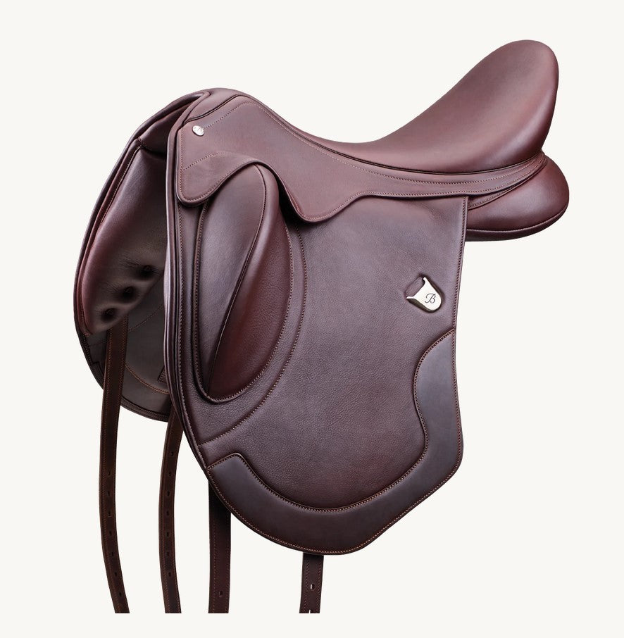 Bates Artiste Dressage Saddle Classic Brown [:0 42cm 16.5"]