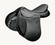 Bates Caprilli Close Contact Jumping Saddle Cair Classic Black [:42cm 16.5"]