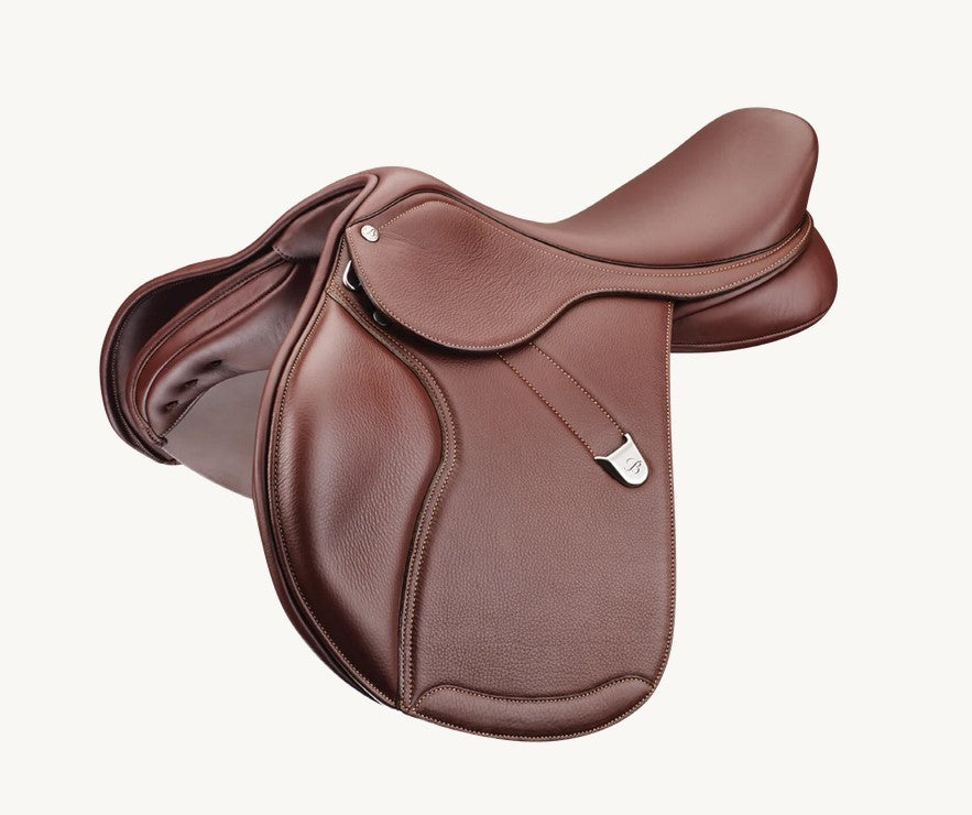 Bates Pony Elevation Jumping Saddle Cair Brown [:38cm 15.0"]