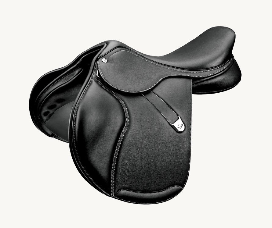 Bates Pony Elevation Jumping Saddle Cair Classic Black [:38cm 15.0"]