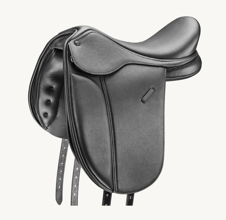 Bates Pony Show Saddle Cair Black [:38cm 15.0"]
