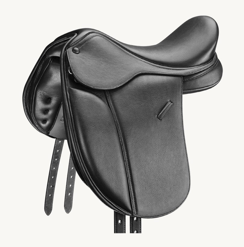 Bates Pony Show Saddle Cair Black [:38cm 15.0"]