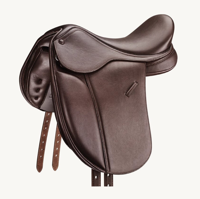 Bates Pony Show Saddle Cair Brown [:38cm 15.0"]