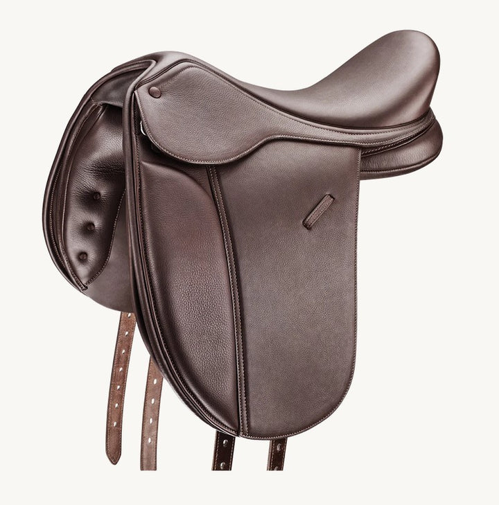 Bates Pony Show Saddle Cair Brown [:38cm 15.0"]