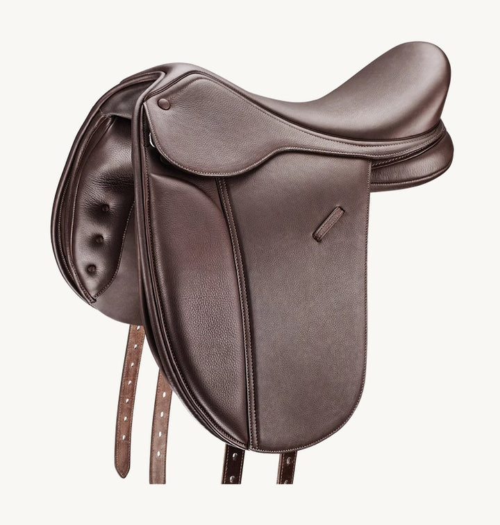 Bates Pony Long Show Saddle Cair Classic Brown [:38cm 15.0"]