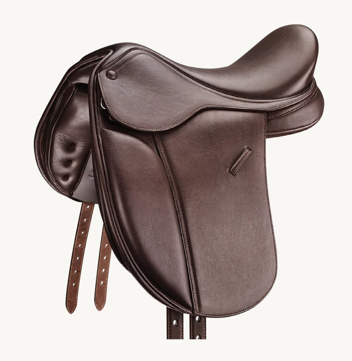 Bates Pony Long Show Saddle Cair Classic Brown [:38cm 15.0"]