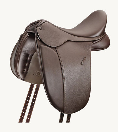 Bates Show Saddle Cair Cllassic Brown-Bates-Ascot Saddlery