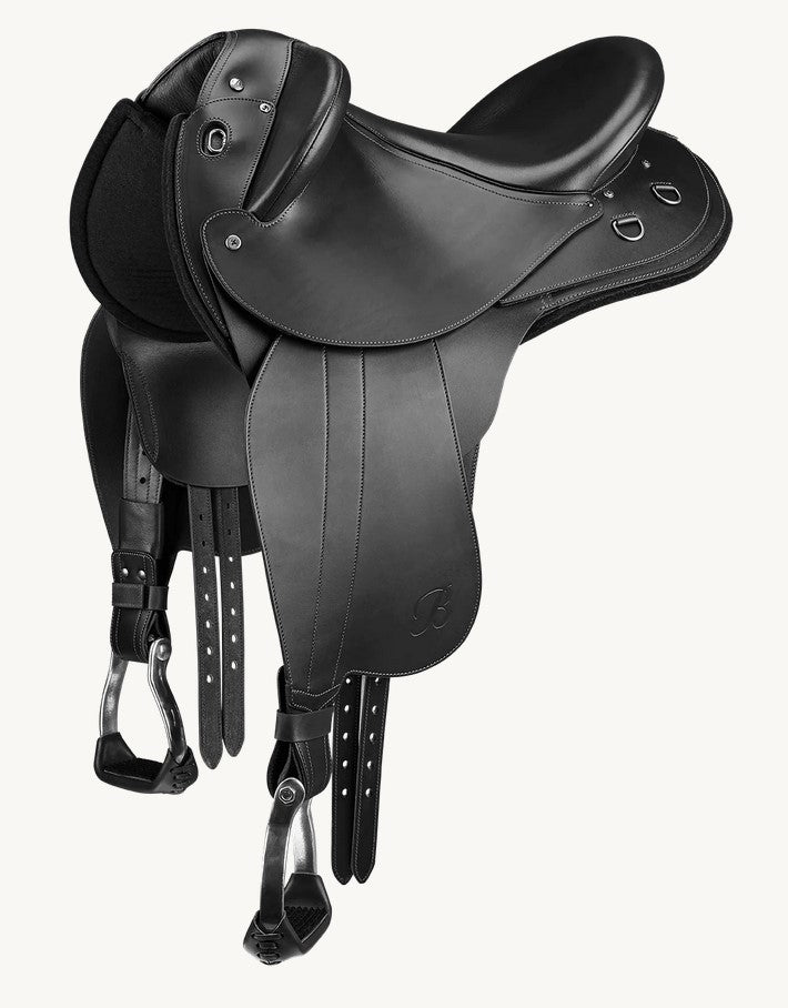 Bates Kimberley Half Breed Saddle Classic Black [:medium]