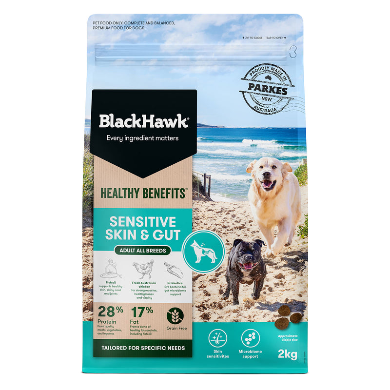 Blackhawk Dog Healthy Benefits Skin & Gut 2kg-Ascot Saddlery-Ascot Saddlery