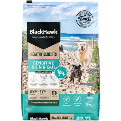Blackhawk Dog Healthy Benefits Skin & Gut 12kg-Ascot Saddlery-Ascot Saddlery