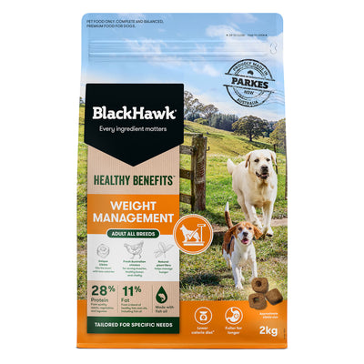 Blackhawk Dog Healthy Benefits Weight Management 2kg-Ascot Saddlery-Ascot Saddlery