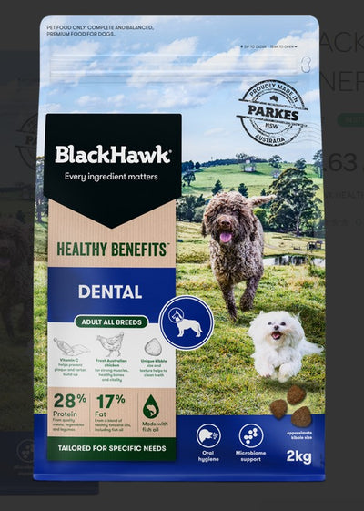 Blackhawk Dog Healthy Benefits Dental 2kg-Ascot Saddlery-Ascot Saddlery