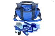 Grooming Kit Eurohunter Soft Touch Bag & Brushes Blue